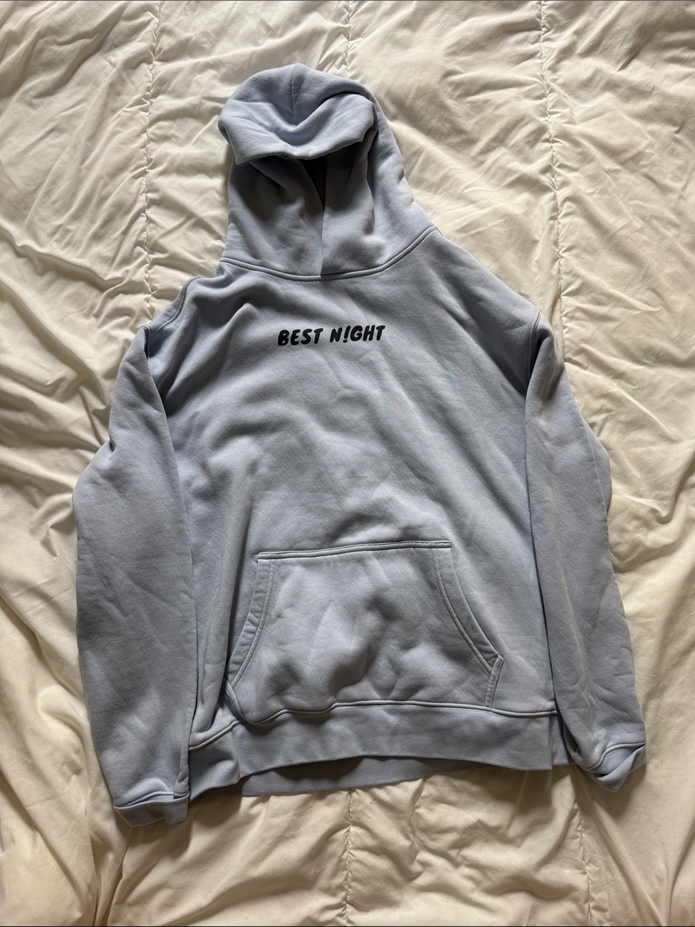 Best Night Light Blue Women's Hoodie - Casual Pullover Sweatshirt